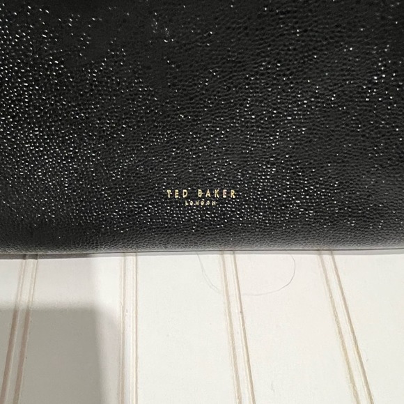 TED BAKER JANNE PEBBLED LEATHER TOTE purse crossbody - Picture 4 of 8